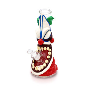 14” 3D Creepy Clown Glass Bong