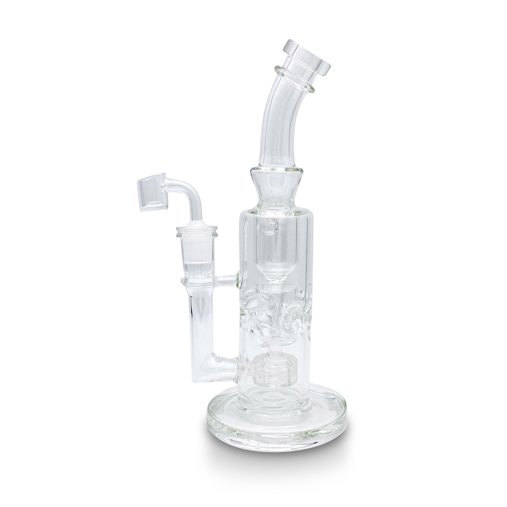 10" clear recycler bong